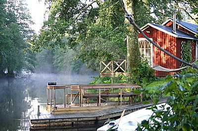 Cabin by the river